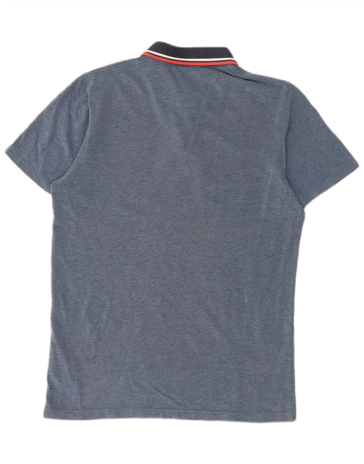Camisa polo masculina Jack & Jones médio azul colorblock algodão