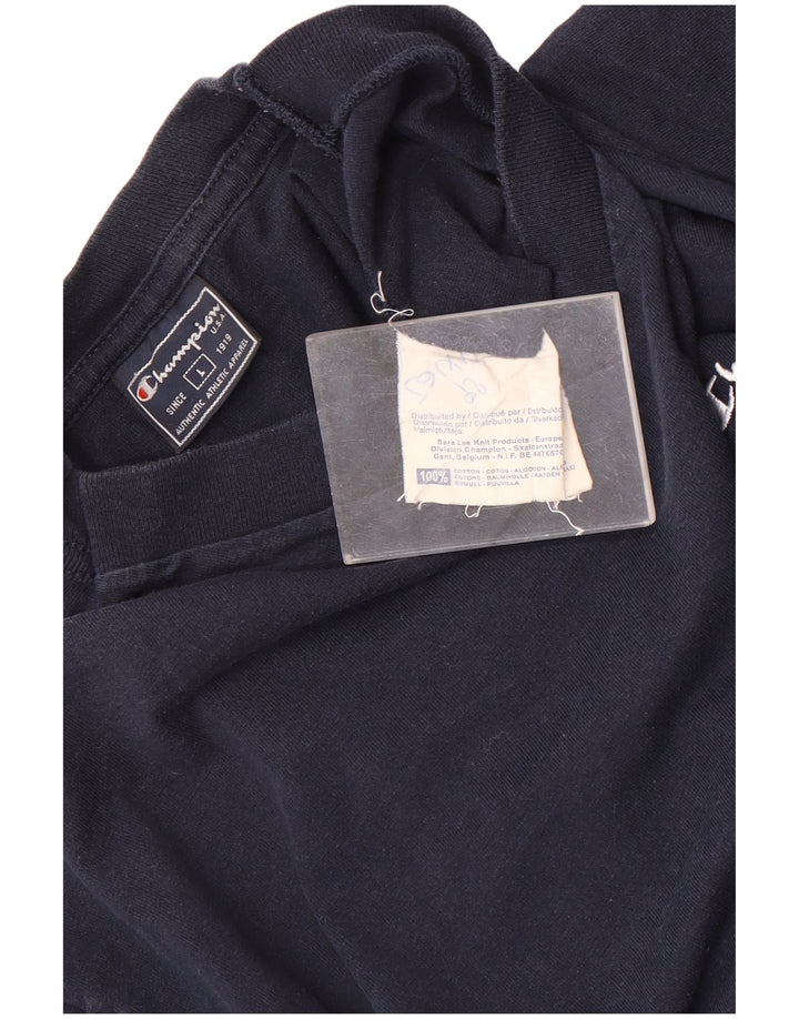 Camiseta masculina Champion grande algodão azul marinho