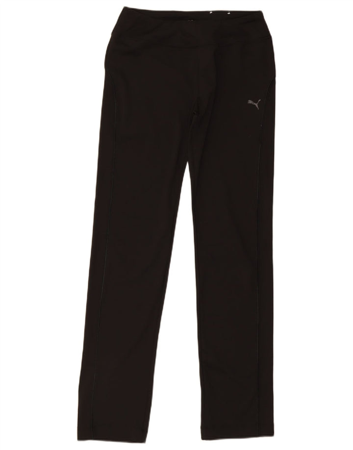 Calça de treino feminina Puma UK 12 poliéster preto médio