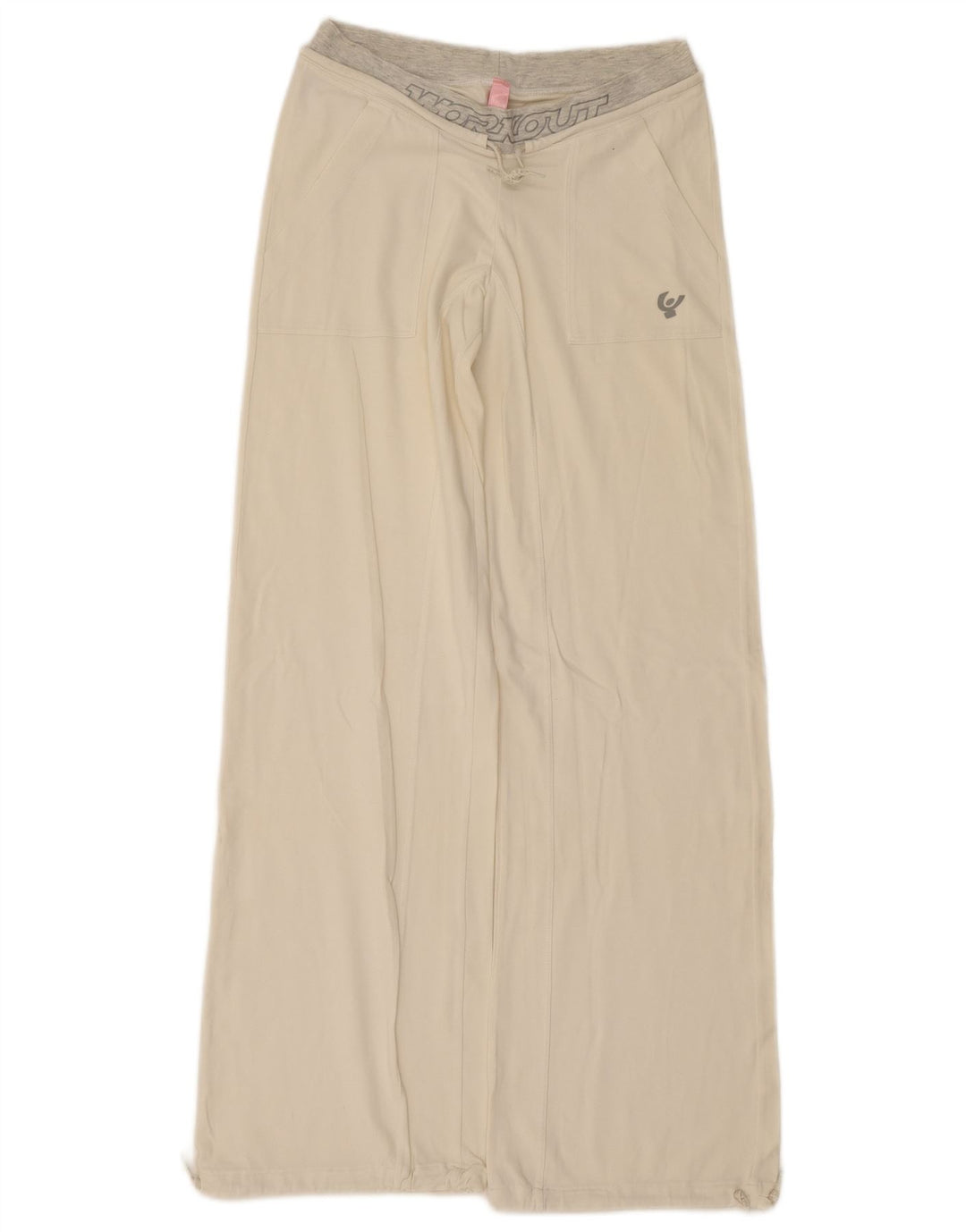Calça de treino feminina Freddy com estampa gráfica UK 12 bloco colorido branco médio