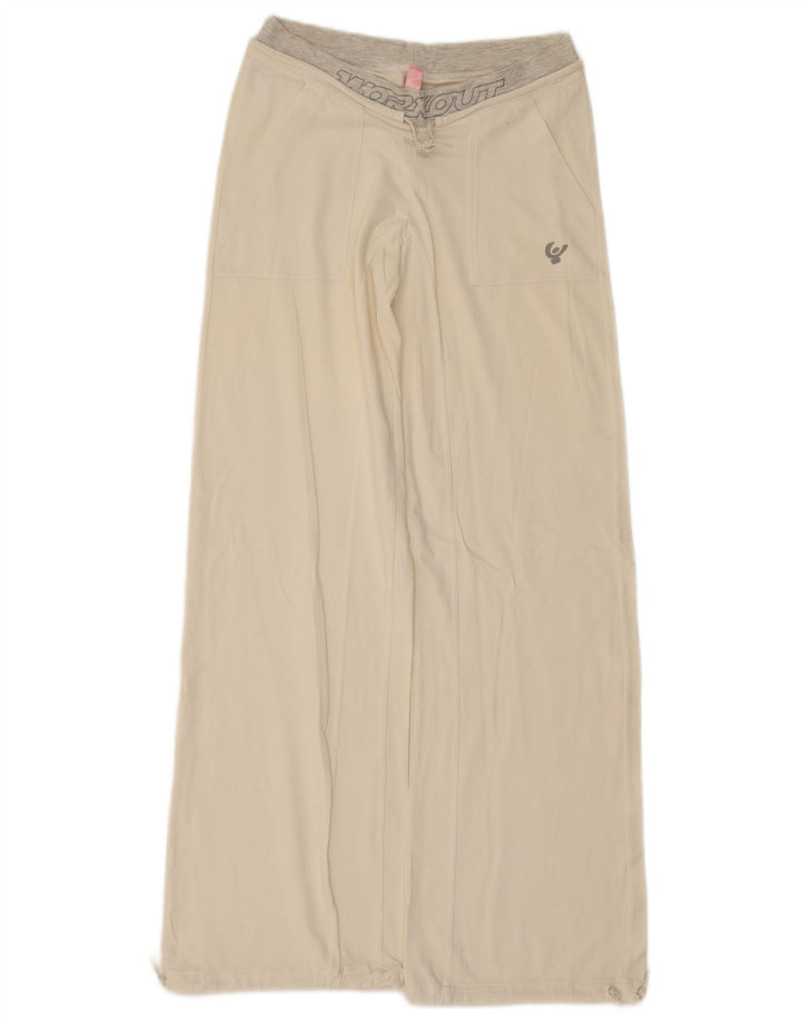 Calça de treino feminina Freddy com estampa gráfica UK 12 bloco colorido branco médio