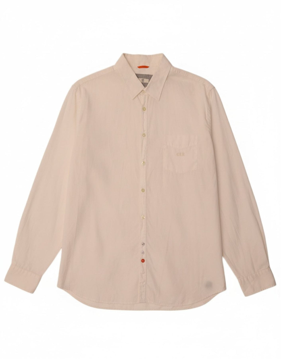 Camisa masculina CERRUTI 1881 XL algodão colorblock branco