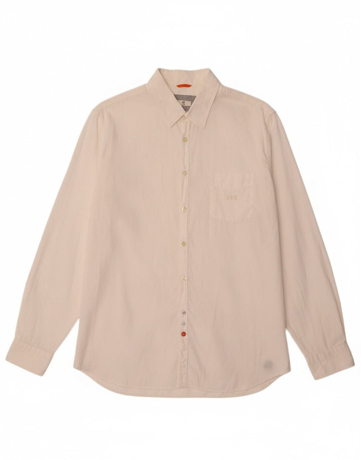 Camisa masculina CERRUTI 1881 XL algodão colorblock branco