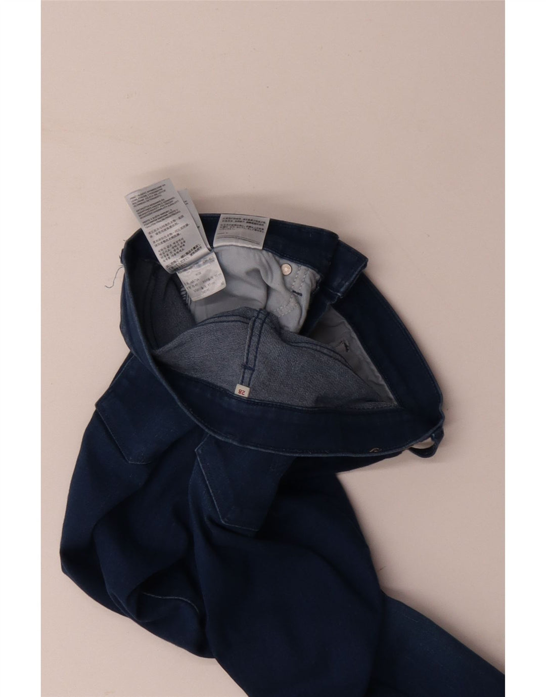 Jeans skinny feminino LEVI'S W28 L26 algodão azul