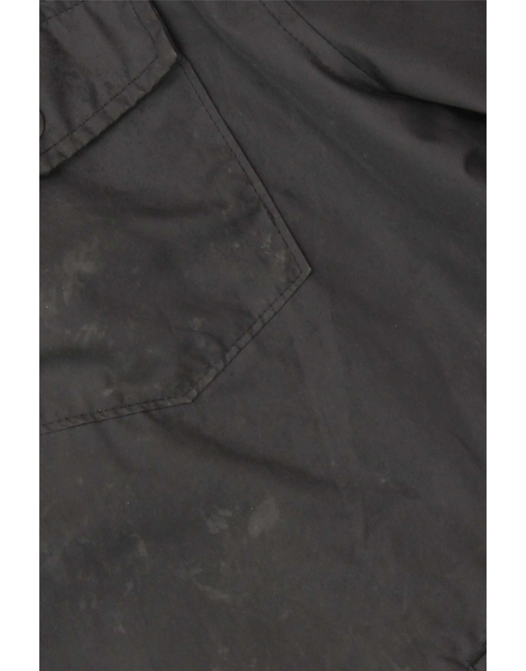Jaqueta corta-vento masculina Levi's com capuz UK 38 poliéster preto médio