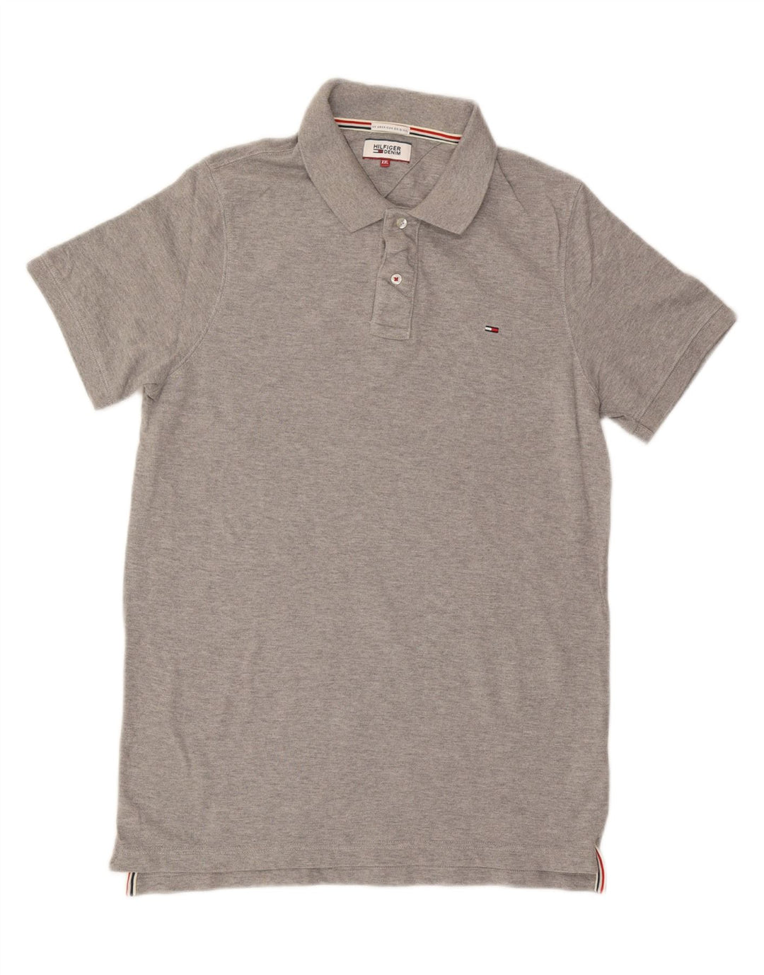 Camisa polo masculina TOMMY HILFIGER 2XL algodão cinza