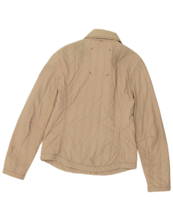 Jaqueta bomber feminina Murphy & Nye UK 12 poliamida bege médio