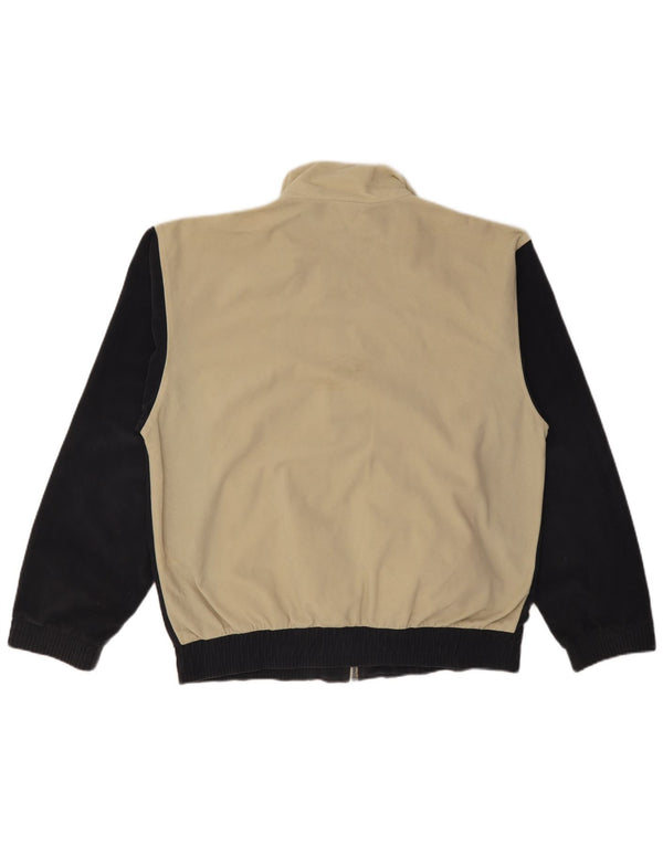 KAPPA Mens Treino Top Jaqueta Grande Off White Colourblock