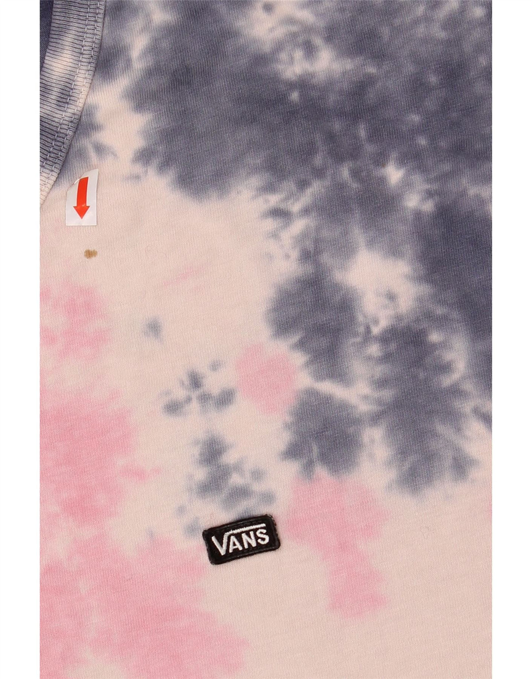 Camiseta masculina VANS Top XL rosa tie-dye algodão