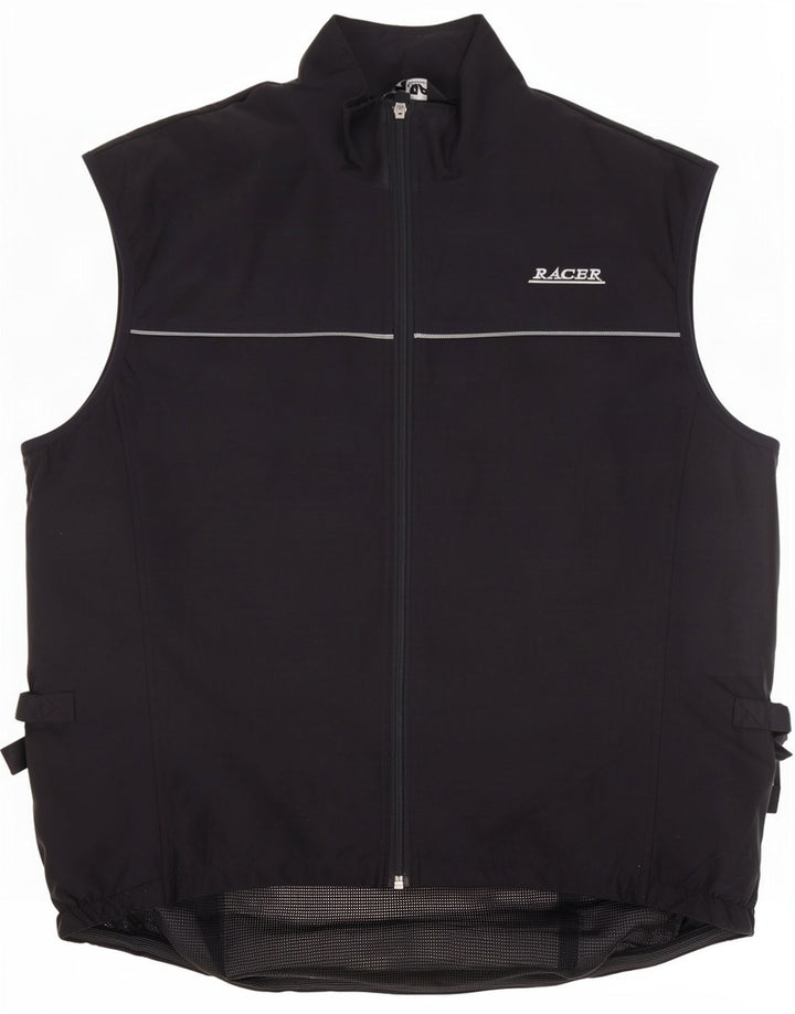 Colete masculino Shamp UK 40 grande poliéster preto