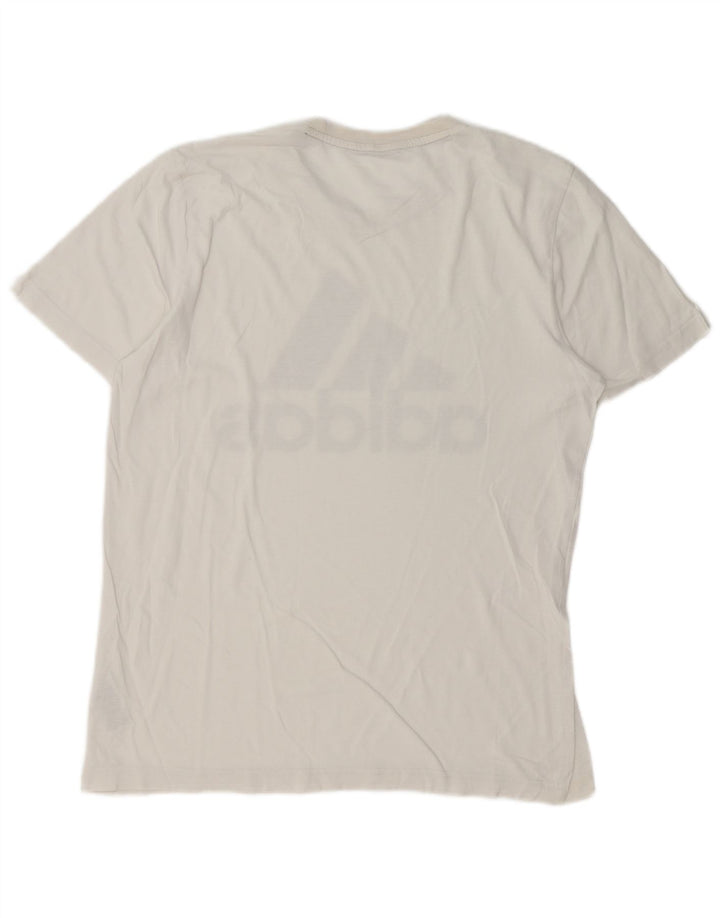 Camiseta Adidas Masculina Graphic Top Médio Branco