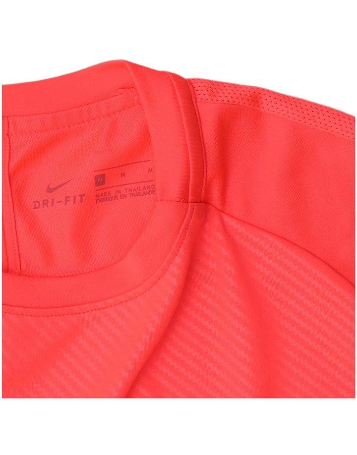 Camiseta Nike Masculina Dri Fit Graphic Top Médio Rosa Pinstripe Poliéster