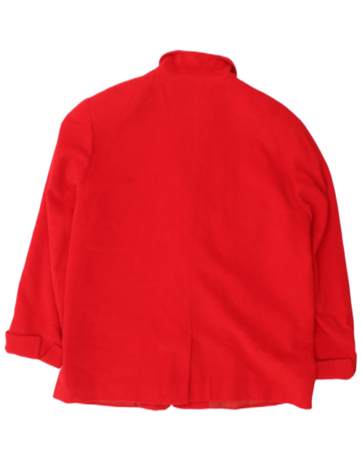 Jaqueta blazer feminina Bogner com 4 botões UK 18 XL vermelha