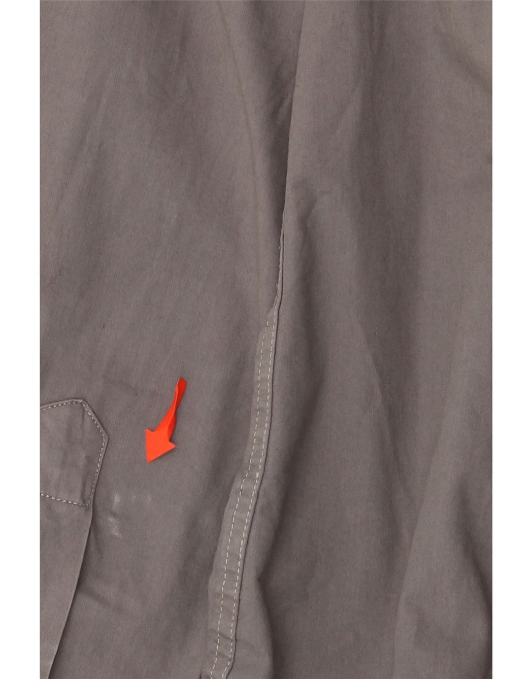 Camisa masculina Marina Militare algodão cinza médio