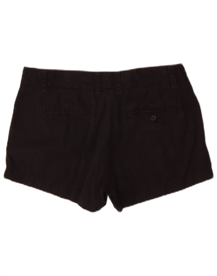 J. Crew Shorts feminino quebrado em chino EUA 6 médio W32 algodão preto