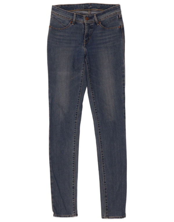 Jeans skinny feminino Levi's W25 L34 algodão azul