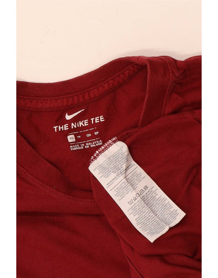 Camiseta masculina Nike Top XS algodão vermelho