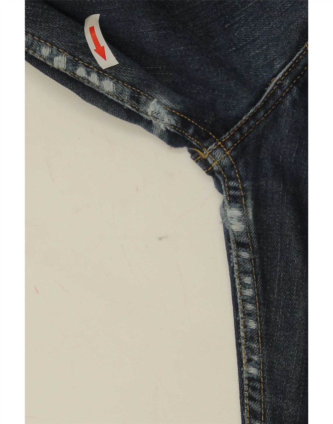 Lee Mens Straight Jeans W30 L29 Azul Marinho Algodão