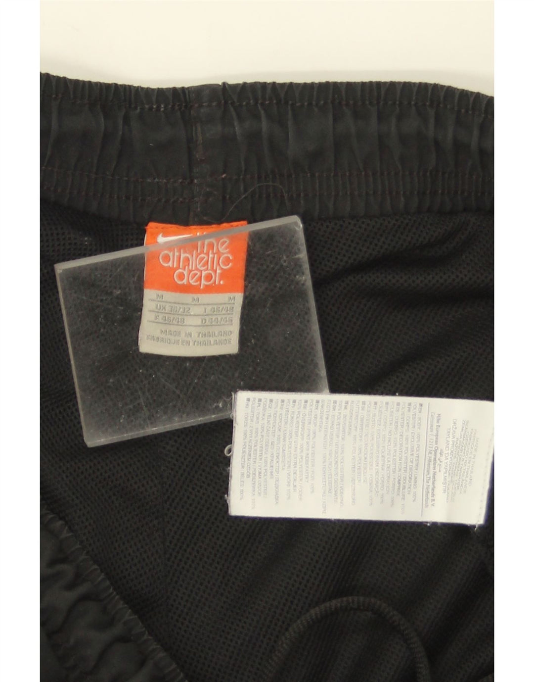Shorts esportivos gráficos masculinos Nike médio preto colorblock poliéster