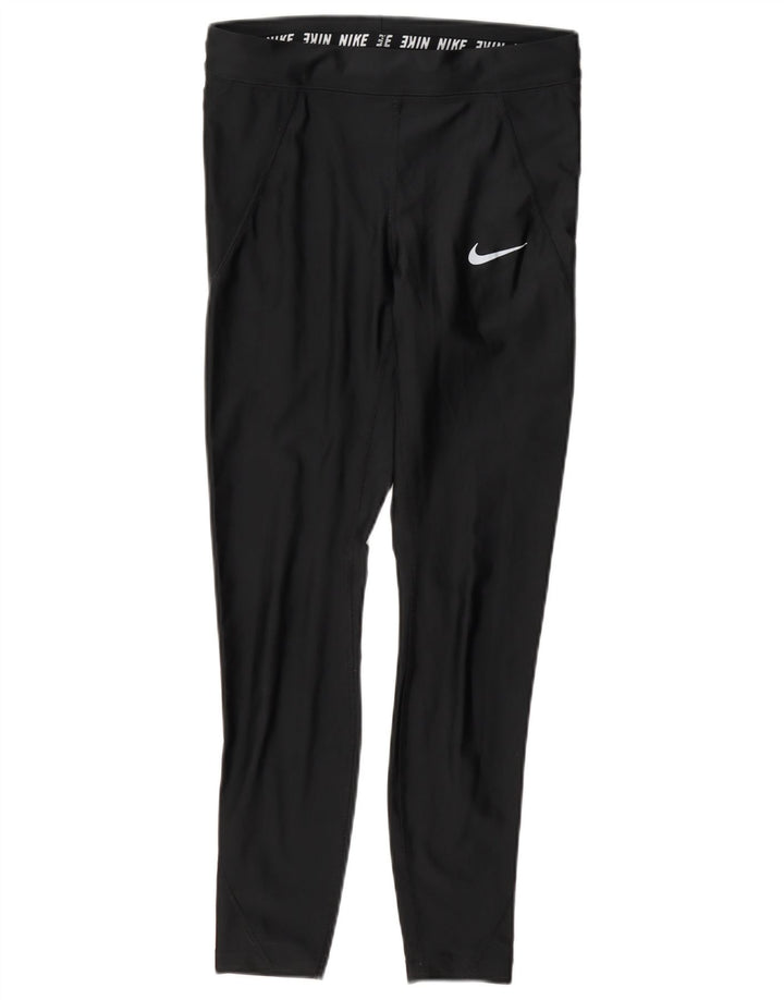 Leggings Nike Dri Fit Feminina UK 10 Pequenas Pretas