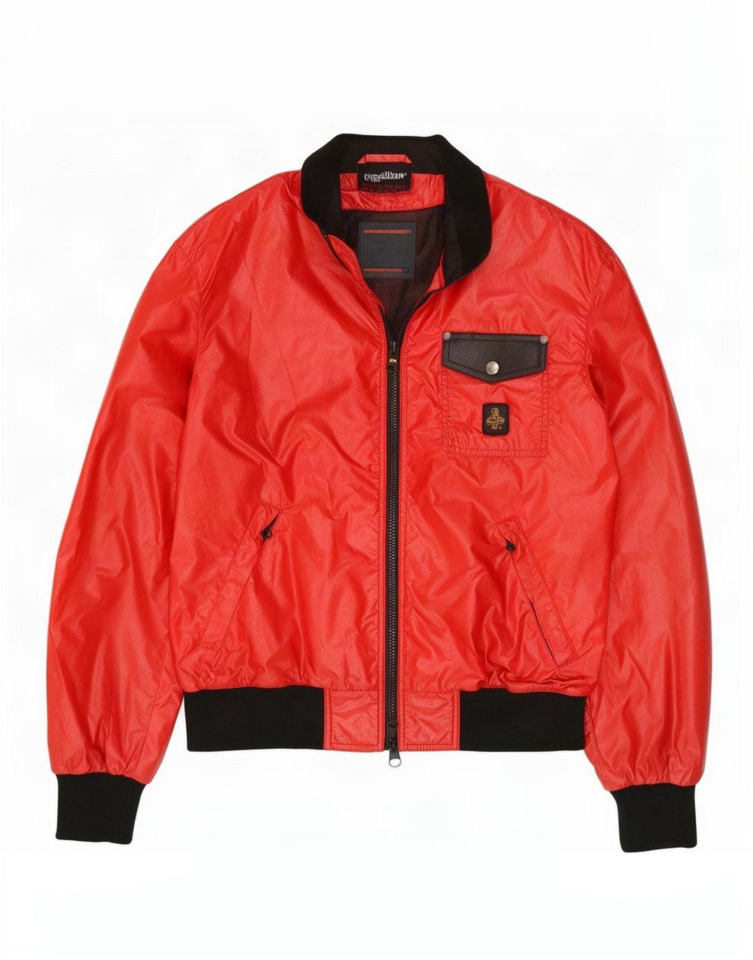Jaqueta bomber masculina Refrigiwear Sixty spa UK 40 grande bloco vermelho