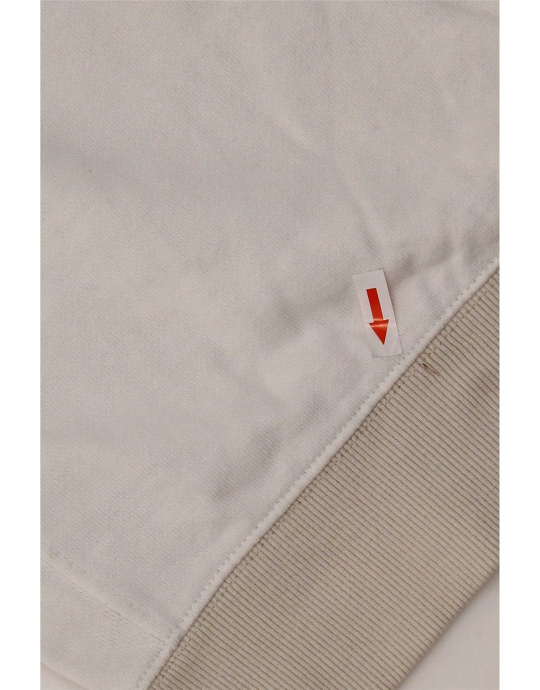 Moletom gráfico masculino Nike Jumper médio branco colorblock algodão