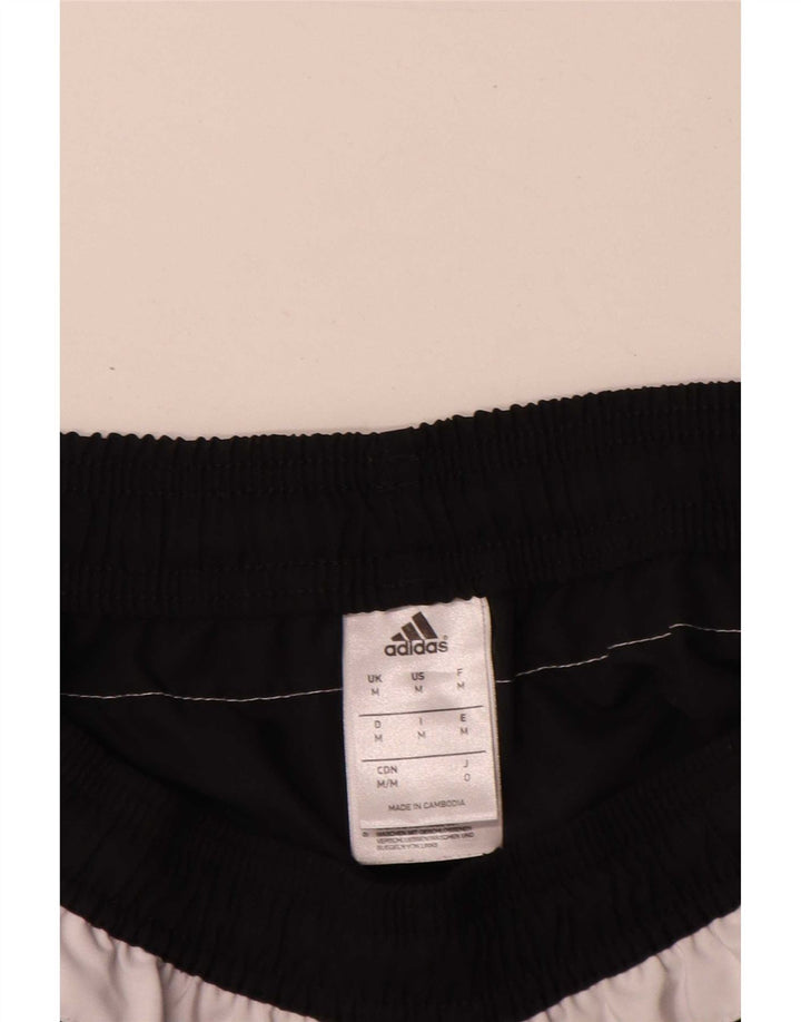 Adidas Mens Sport Shorts Médio Preto Listrado Poliéster