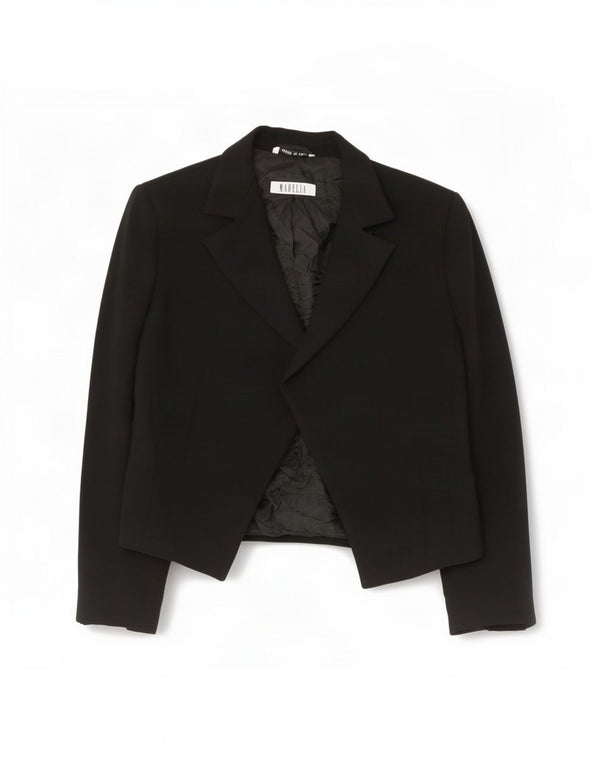 Jaqueta Bolero Feminina Marella UK 12 Poliéster Preto Médio
