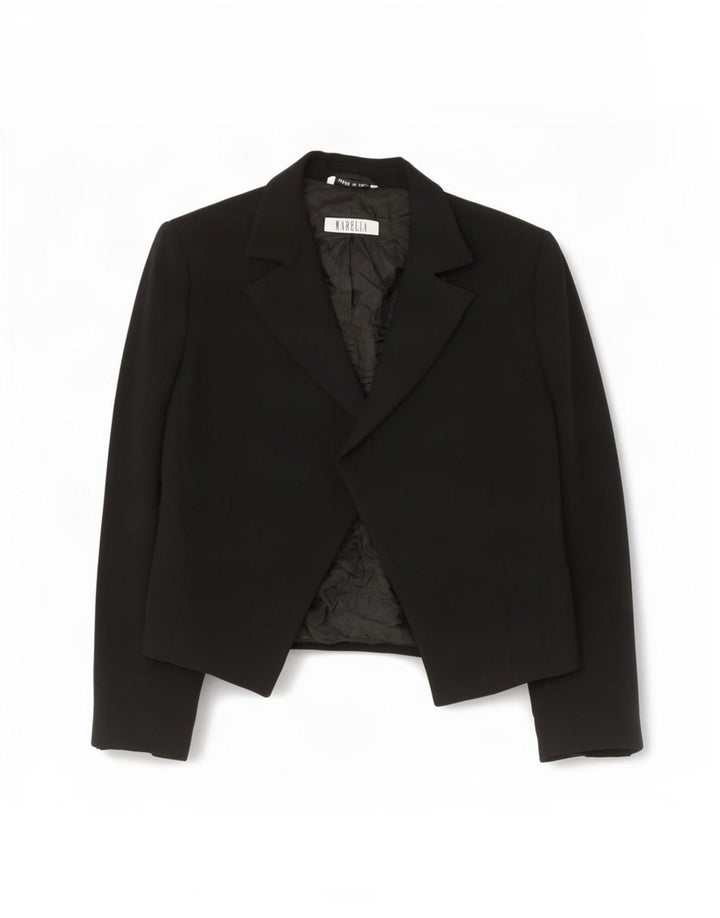 Jaqueta Bolero Feminina Marella UK 12 Poliéster Preto Médio