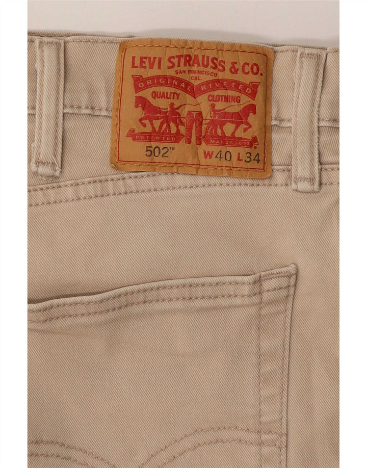 Jeans Levis 502 Tapered Masculino W40 L27 Bege
