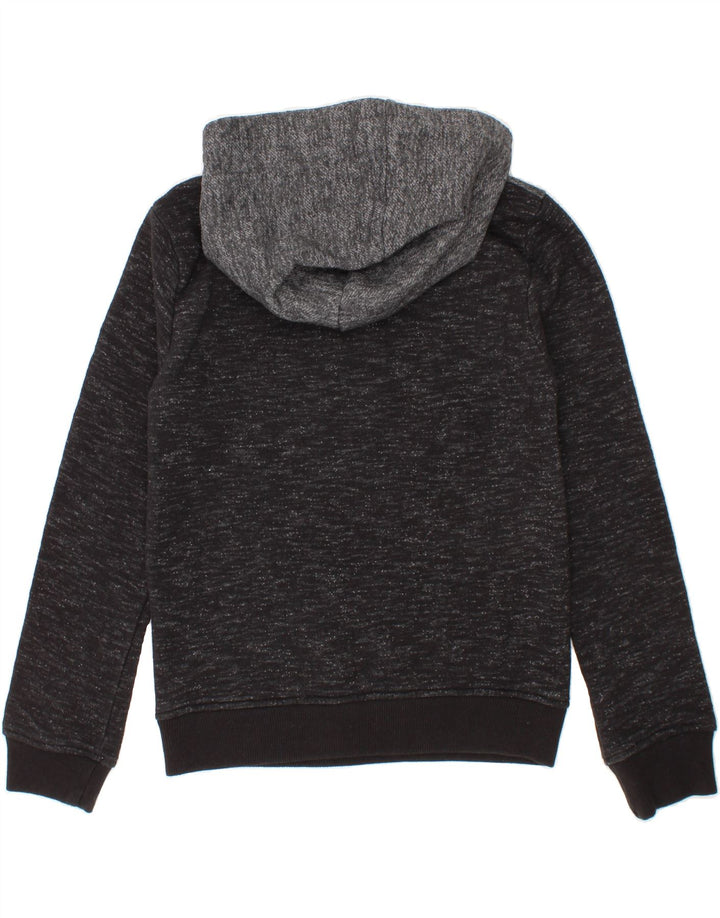 LEE Boys Button Neck Hoodie Jumper 5-6 Years Grey Colourblock Cotton Vintage Lee and Second-Hand Lee from Messina Hembry 