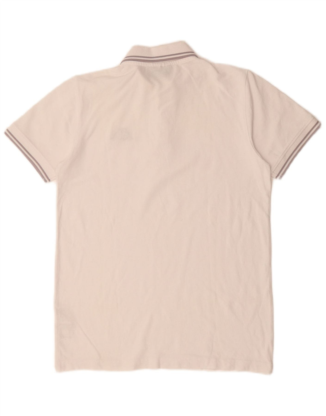Camisa polo masculina KAPPA de algodão branco médio