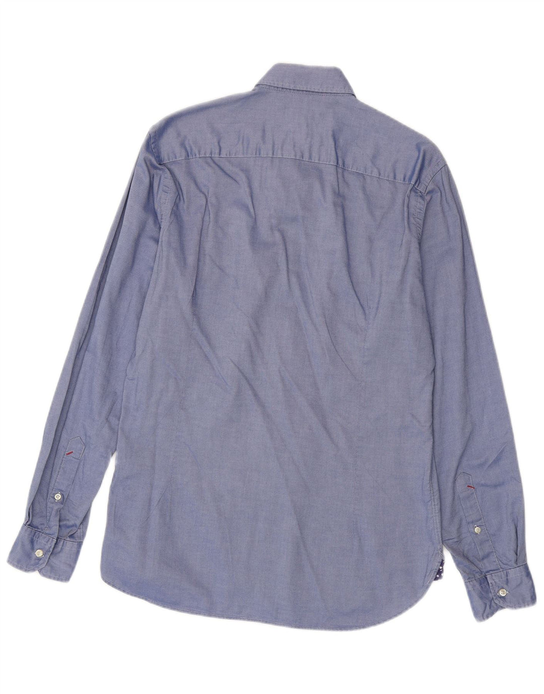 US Polo Assn. Camisa Masculina Slim Fit Algodão Azul Médio
