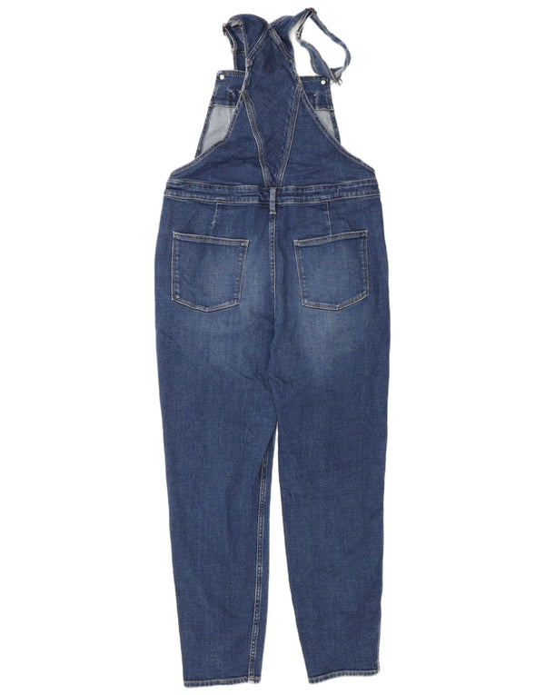 Macacão feminino Fat Face Slim Jeans UK 12 médio W36 L28 algodão azul