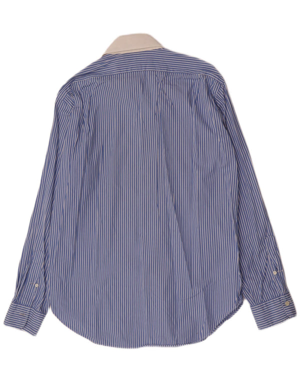 Polo Ralph Lauren Mens Regent Shirt Tamanho 16 Grande listra azul