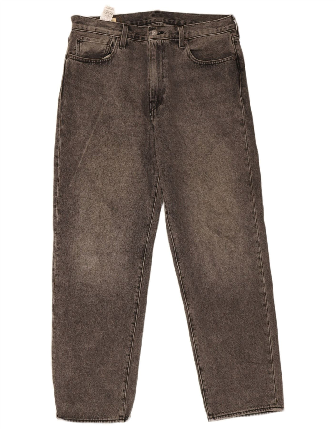 Calça jeans masculina Levi's solta W33 L32 cinza algodão