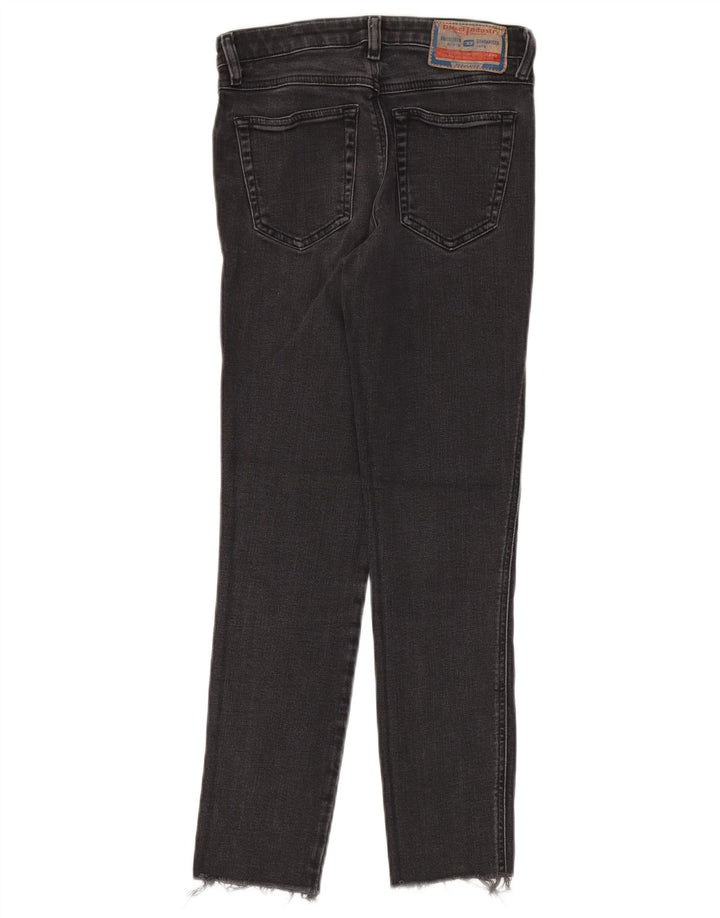 Jeans Slim Feminino Diesel W24 L26 Preto Poliacrílico