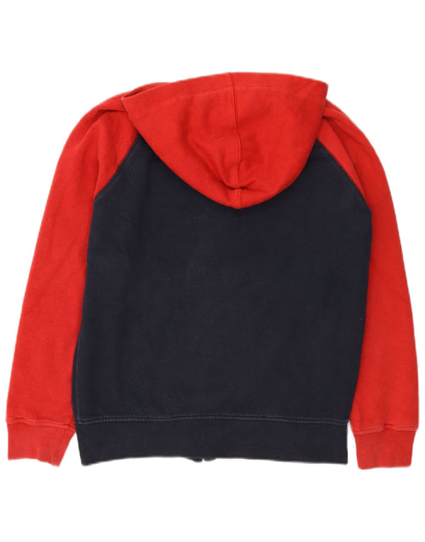 Suéter feminino Gap com capuz e zíper gráfico 13-14 anos 2XL azul marinho bloco colorido