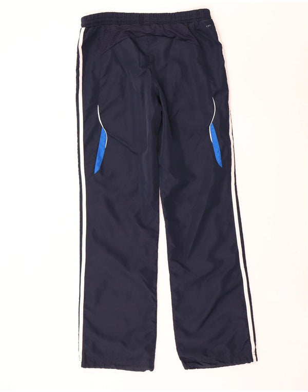Calças de treino Adidas Boys Climacool 13-14 anos azul marinho Colourblock