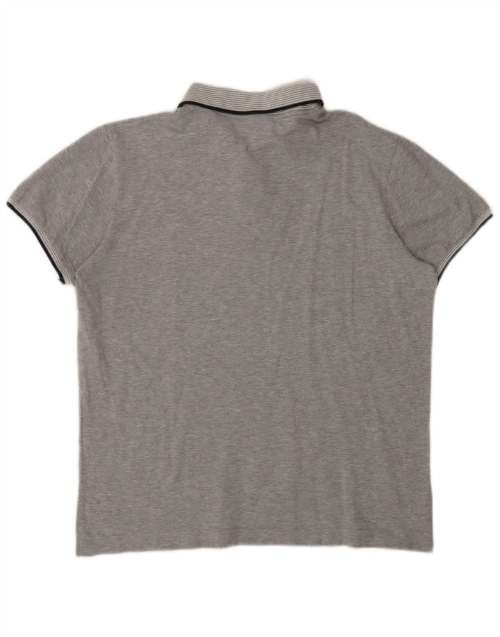 Camisa polo masculina AUSTRALIAN L'ALPINA IT 48 algodão cinza médio