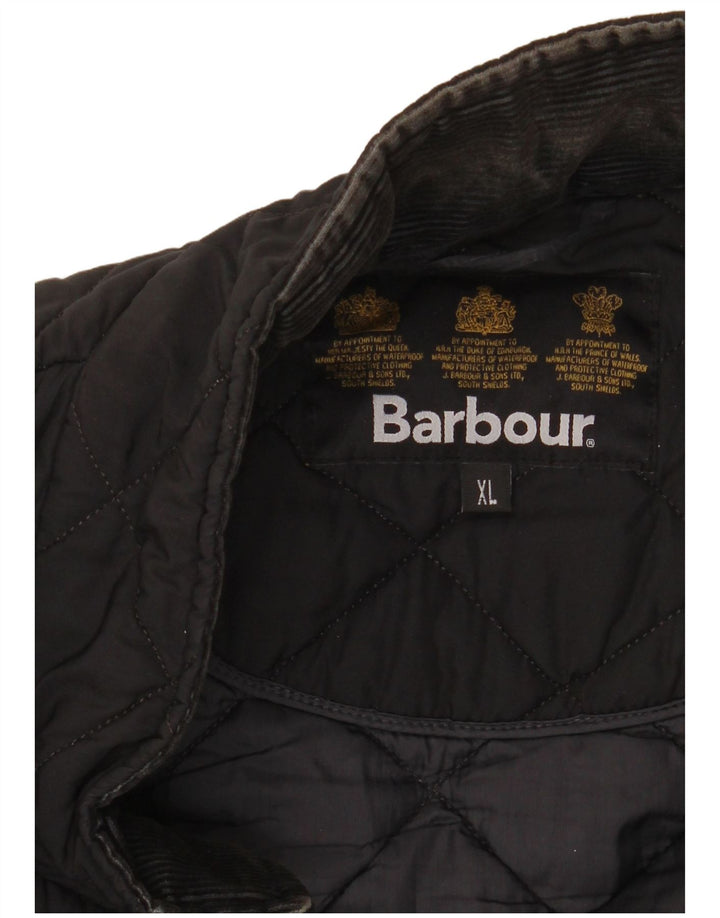 Jaqueta acolchoada masculina Barbour UK 42 XL preta