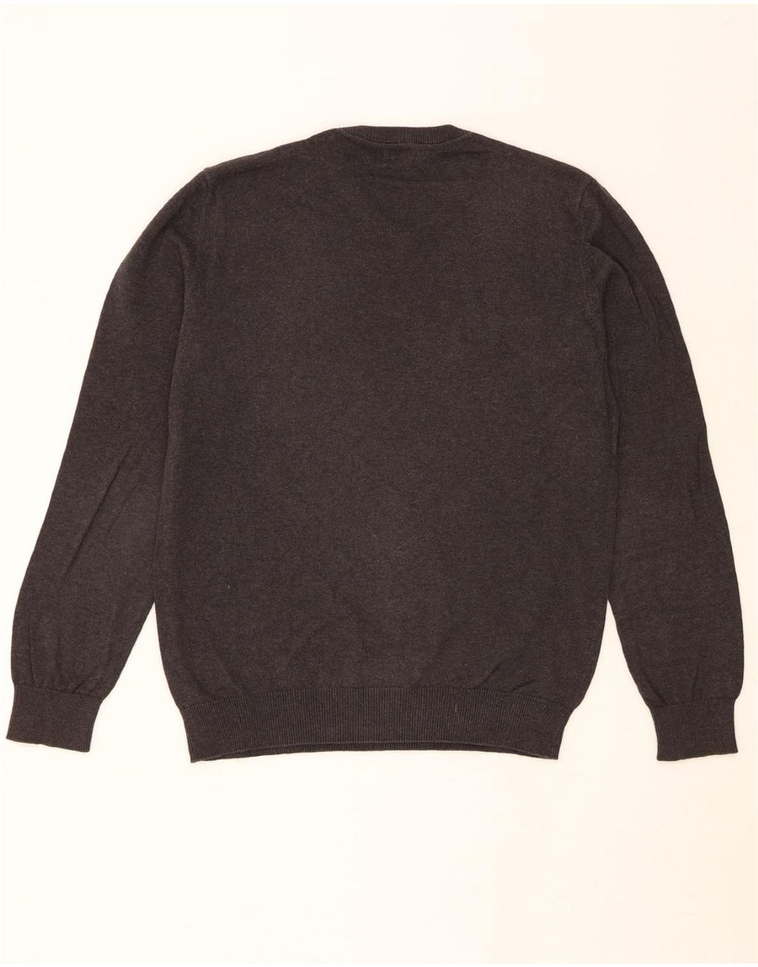 JACK & JONES Mens V-Neck Jumper Sweater Medium Black Cotton Vintage Jack & Jones and Second-Hand Jack & Jones from Messina Hembry 