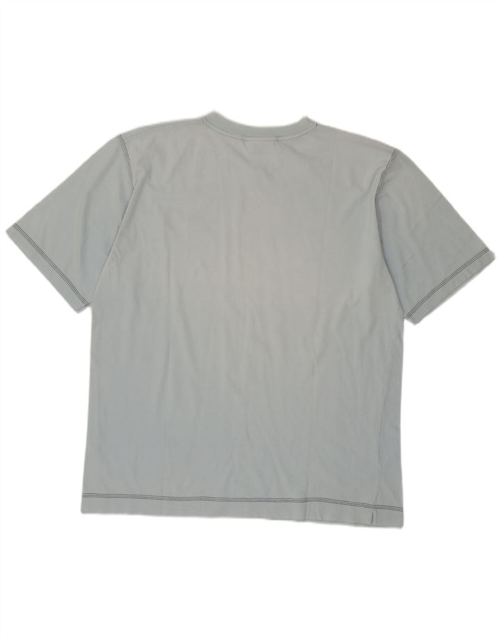 Camiseta masculina Asics Top 2XL algodão azul