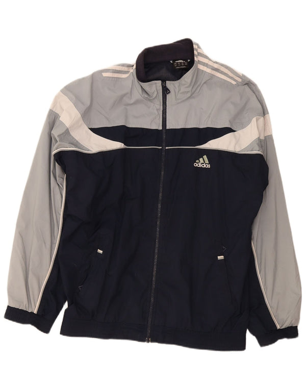 Adidas Mens Tracksuit Top Jacket UK 42/44 Grande Azul Marinho Colorblock