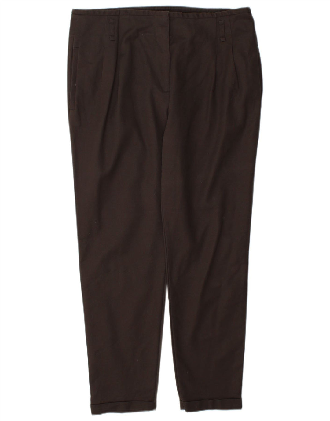 Zara Calça Chino Feminina Pegged Grande W34 L27 Marrom