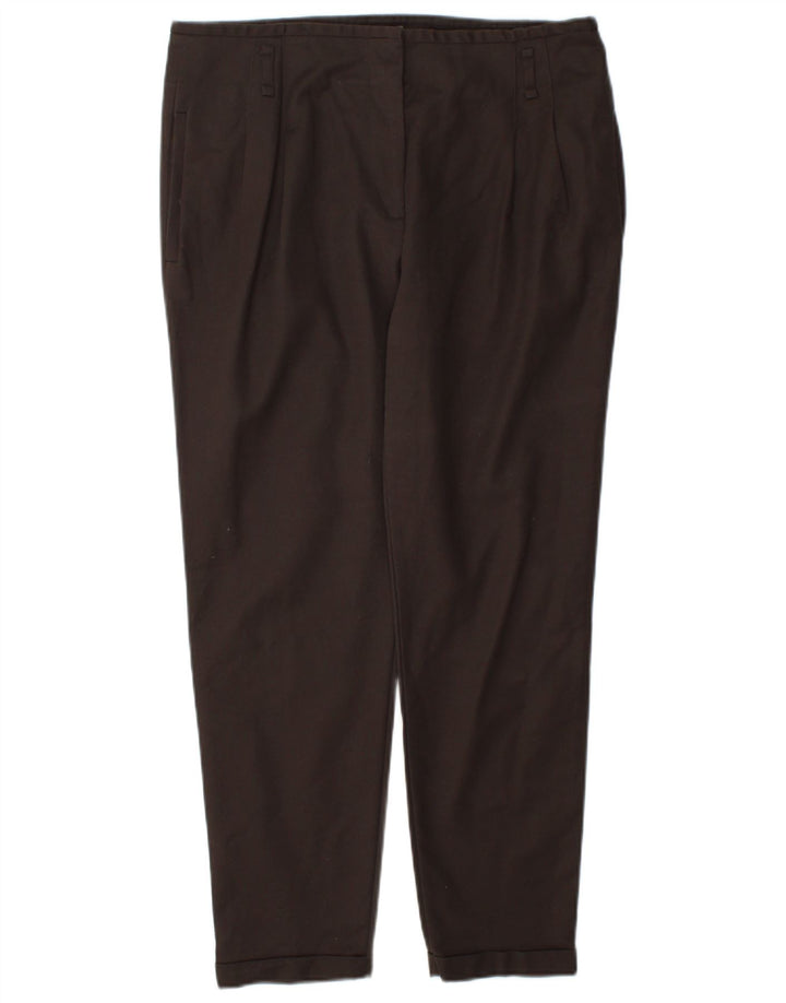Zara Calça Chino Feminina Pegged Grande W34 L27 Marrom