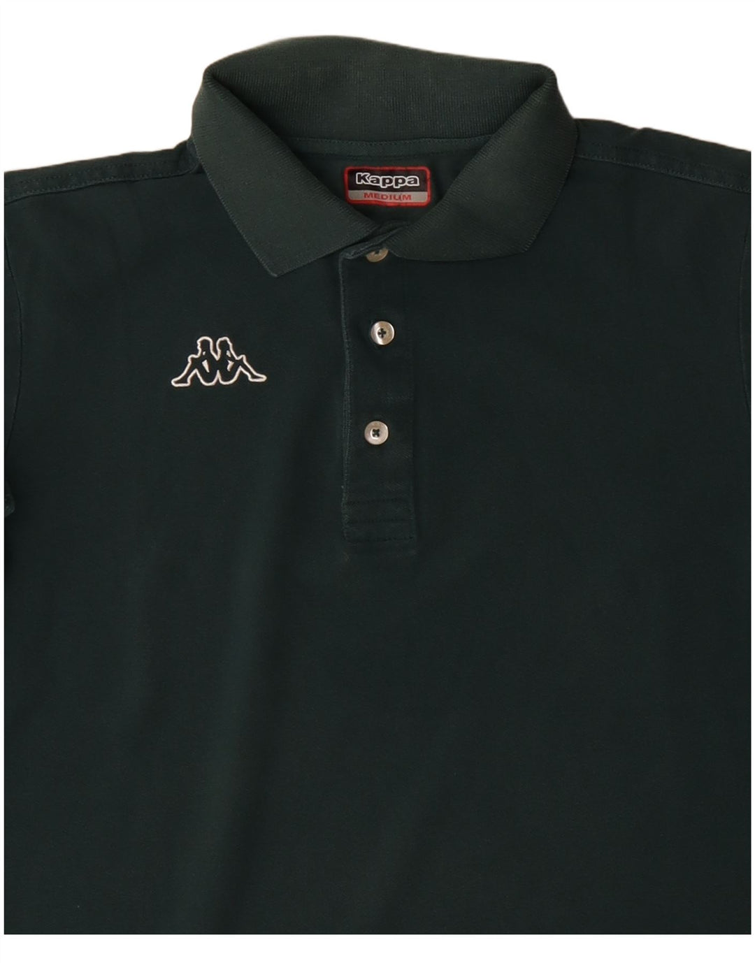 Camisa polo masculina KAPPA algodão verde médio