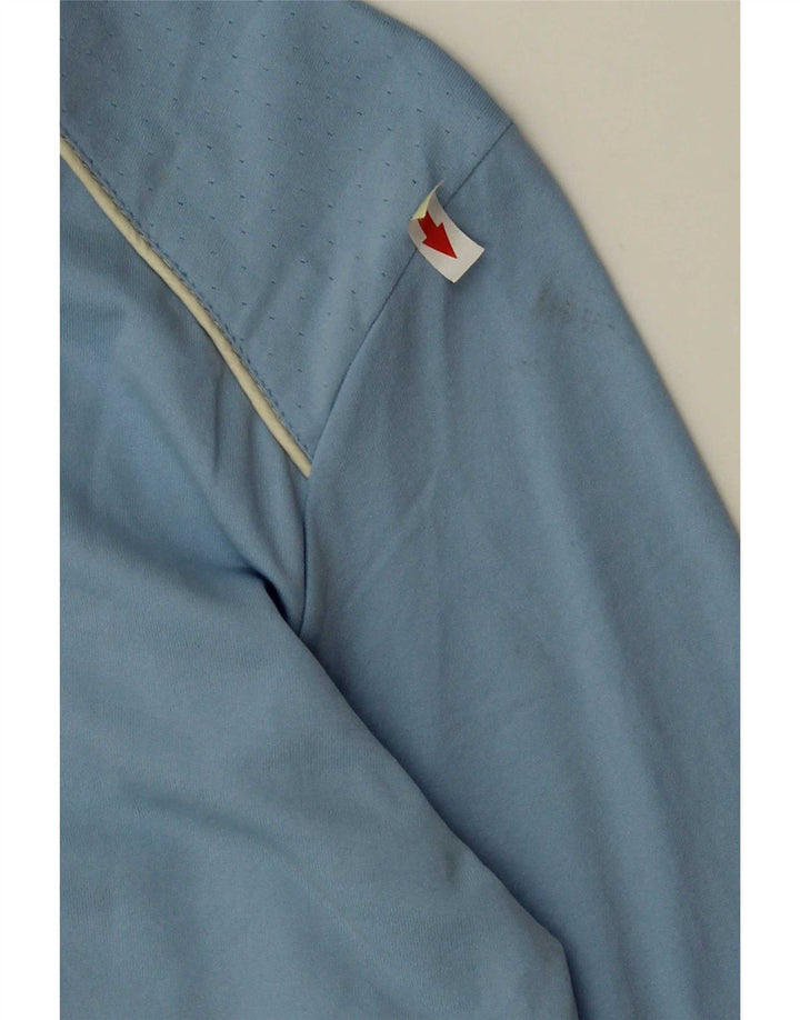 Top feminino Sergio Tacchini manga comprida IT 48 XL azul poliamida