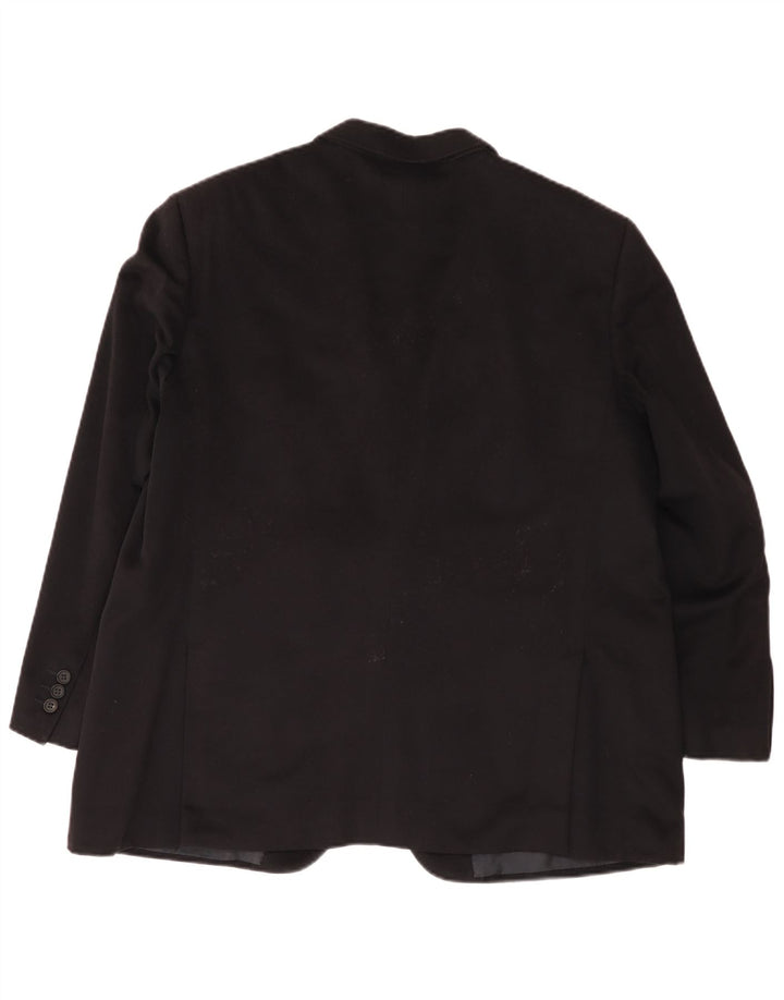 Jaqueta blazer masculina Pal Zileri com 2 botões IT 52 XL azul marinho caxemira