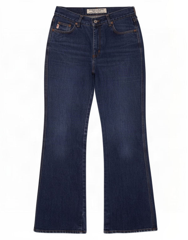 Guess Calça Jeans Feminina Bootcut W30 L31 Azul Marinho Algodão
